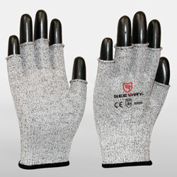 Fingerless HPPE Cut-Resistant Gloves