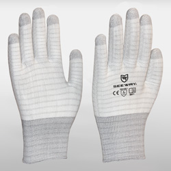 Fingertip Strengthened ESD Gloves<br />