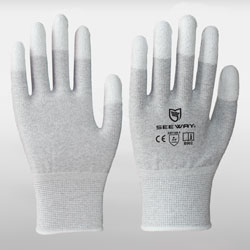 <span>Fingertip Coated </span>ESD Gloves
