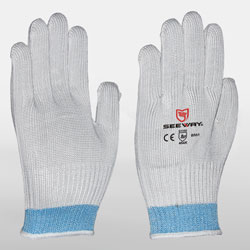 HHPE & Steel Wire Cut Resistant Gloves<br />