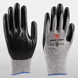 HPPE Foam Nitrile Cut Level 5 Gloves HPPE Foam Nitrile Cut Level 5 Gloves