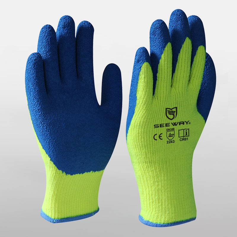 Foam Latex Coated Gloves