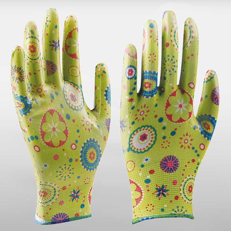 Guantes de nitrilo para jardinería