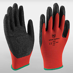 Recubierta de látex