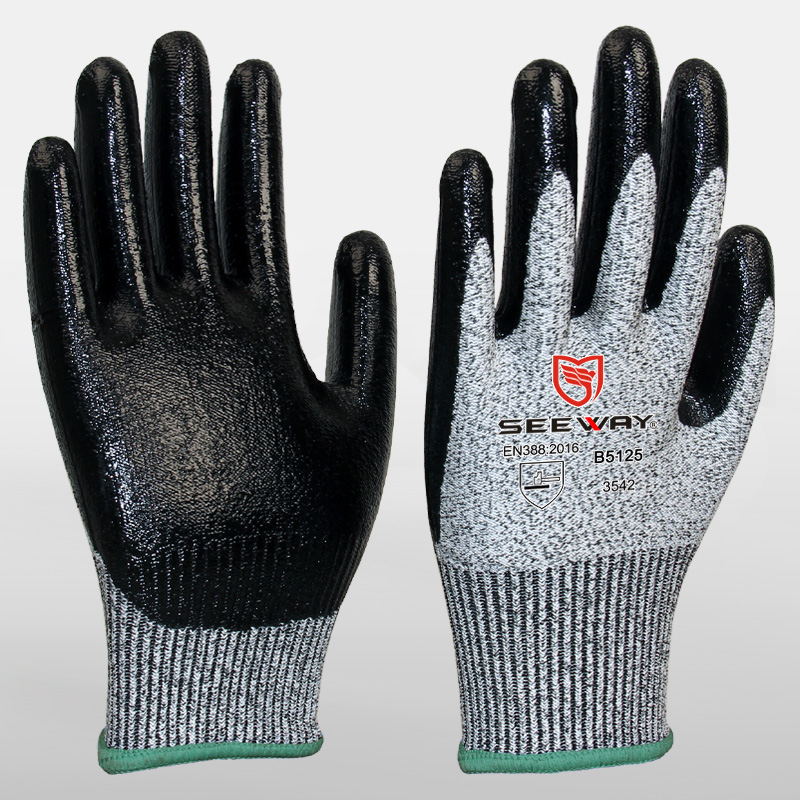 Cut Resistant Gloves With Nitrile Palms Cut Resistant Gloves With Nitrile Palms